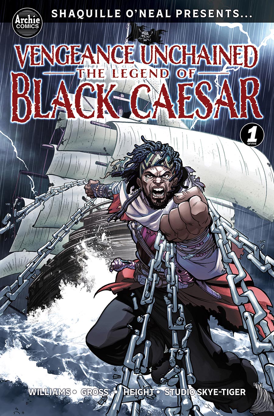 Shaquille ONeal Presents Vengeance Unchained The Legend Of Black Caesar #1 Cover A Regular Ray-Anthony Height & Studio Skye-Tiger Cover