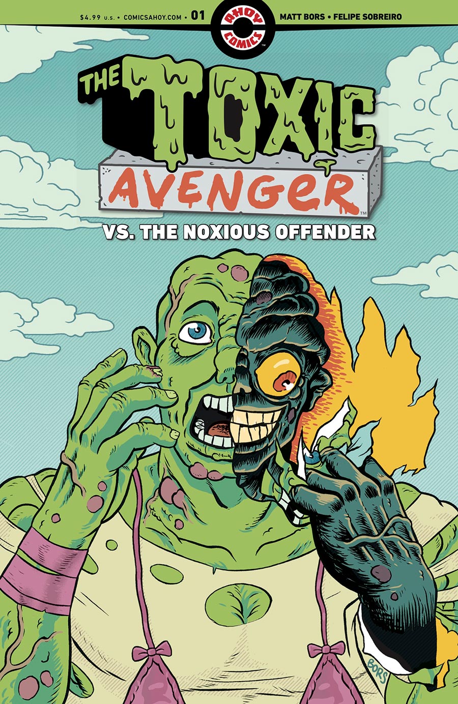 Toxic Avenger vs The Noxious Offender #1 Cover A Regular Matt Bors Cover