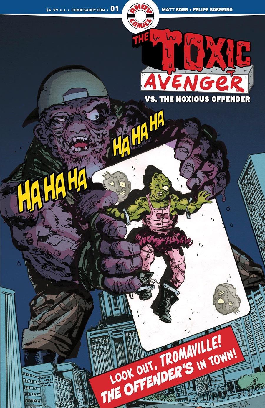 Toxic Avenger vs The Noxious Offender #1 Cover B Variant Greg Scott Classic Covers Homage Unlockable Cover