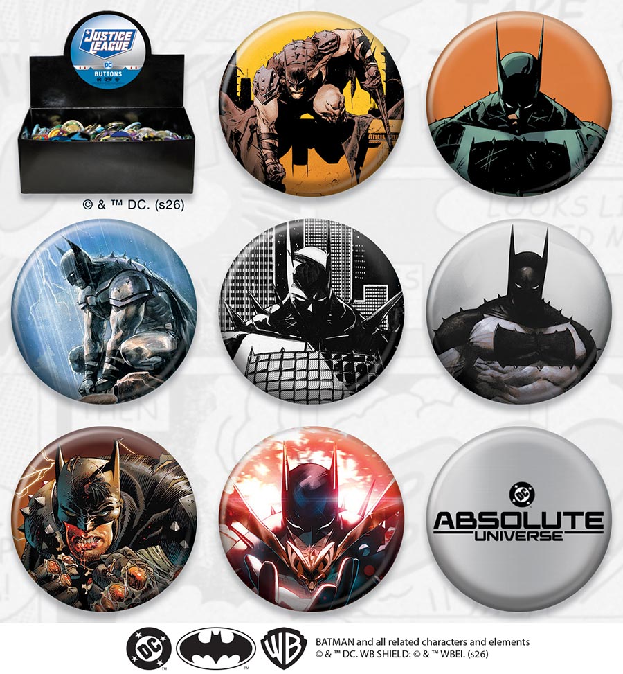 DC Absolute Button 144-Piece Assortment Case