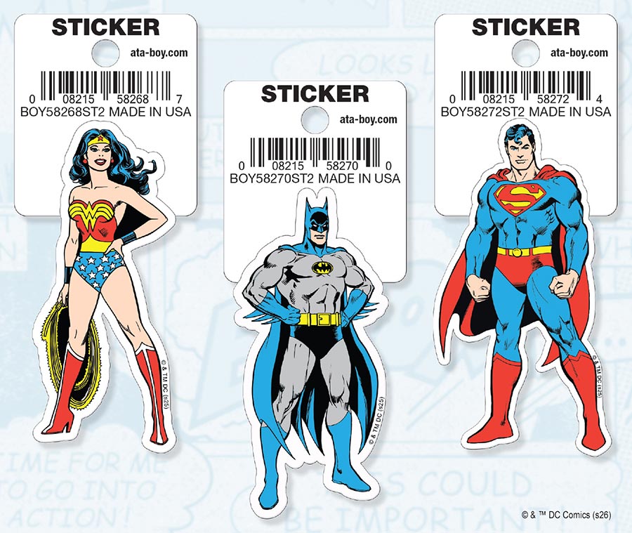 DC Figure 9-Sticker Pack