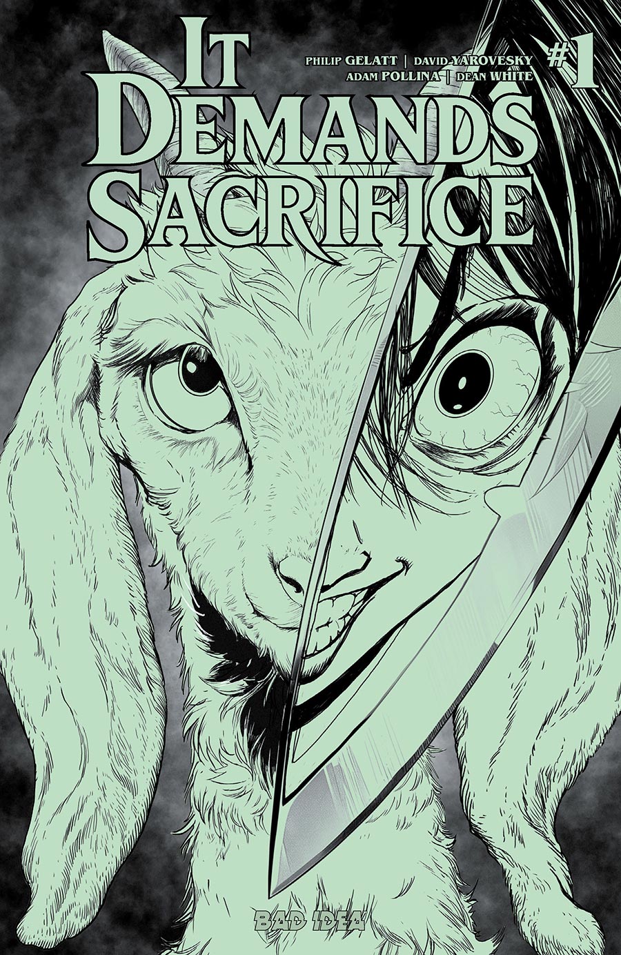 It Demands Sacrifice #1 Cover J Variant Adam Pollina Glow-In-The-Dark Cover