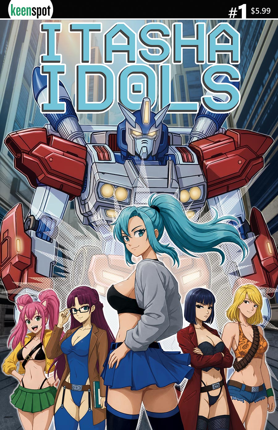 Itasha Idols #1 Cover B Variant Mike White Backshot Cover