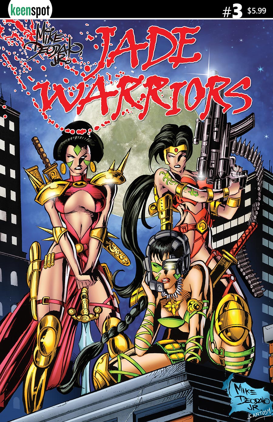 Jade Warriors Vol 2 #3 Cover A Regular Mike Deodato Jr Cover