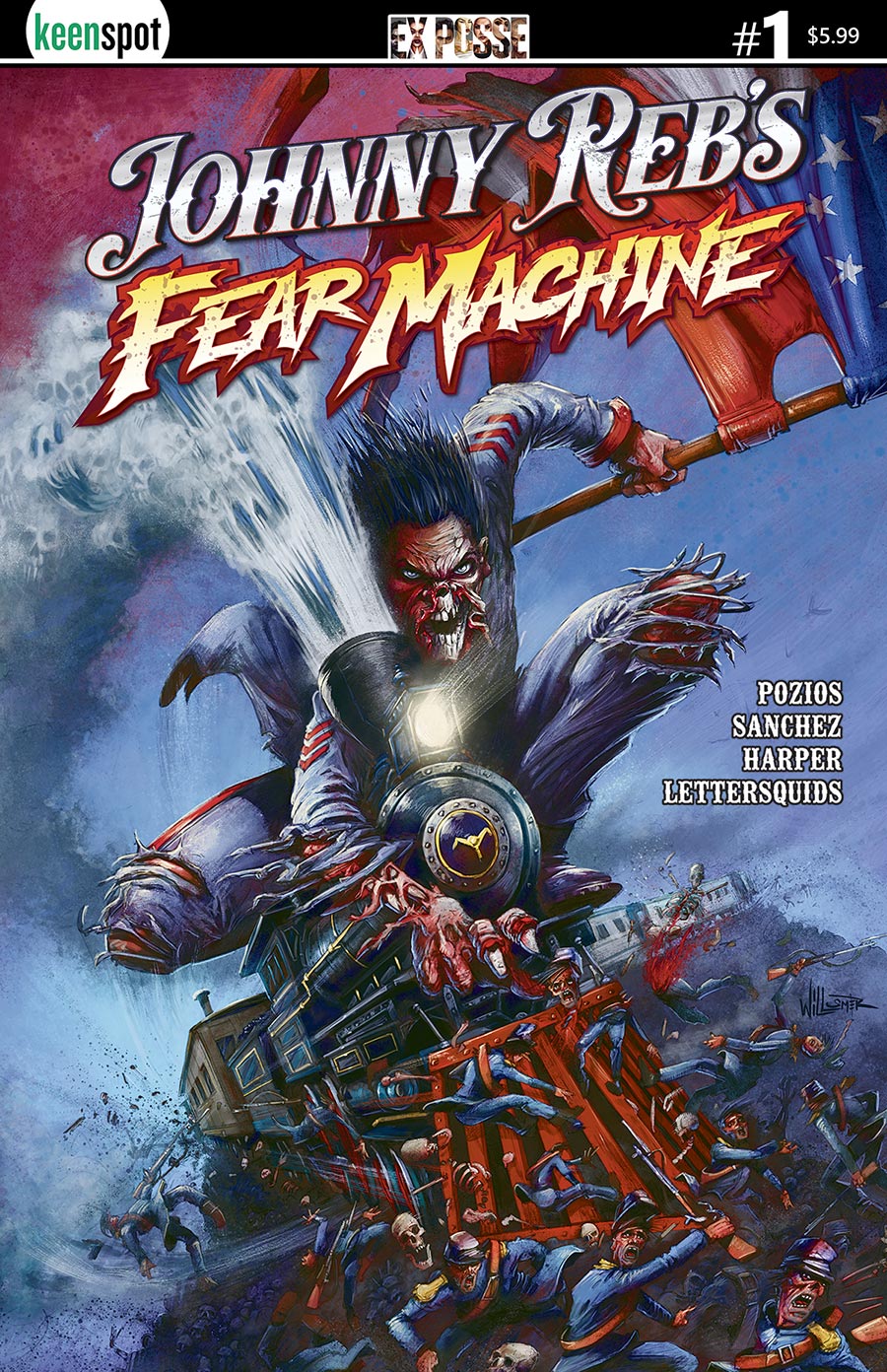 Johnny Rebs Fear Machine #1 Cover A Regular Toby Willsmer Cover
