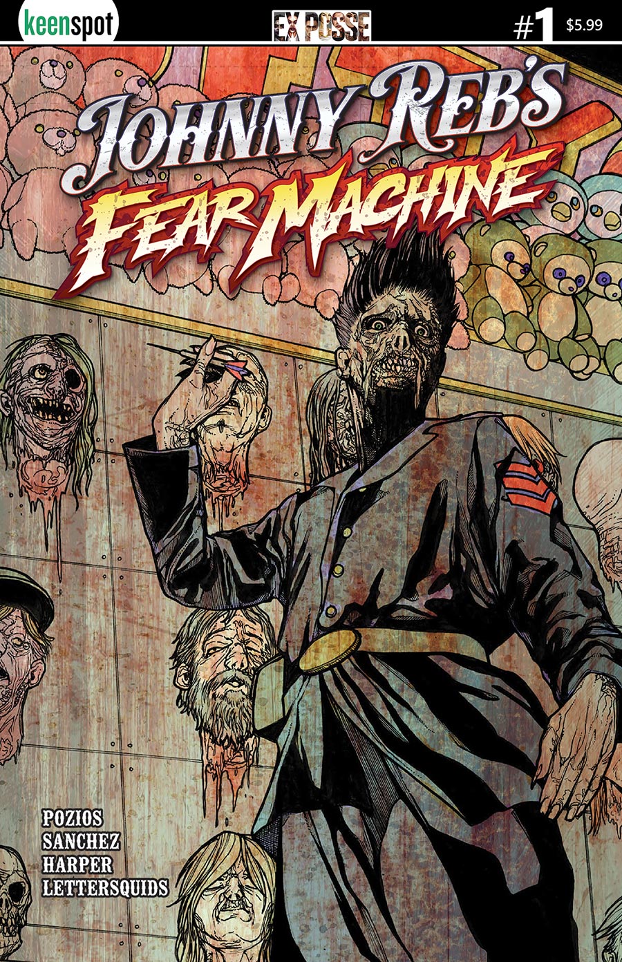 Johnny Rebs Fear Machine #1 Cover B Variant Alex Sanchez Cover