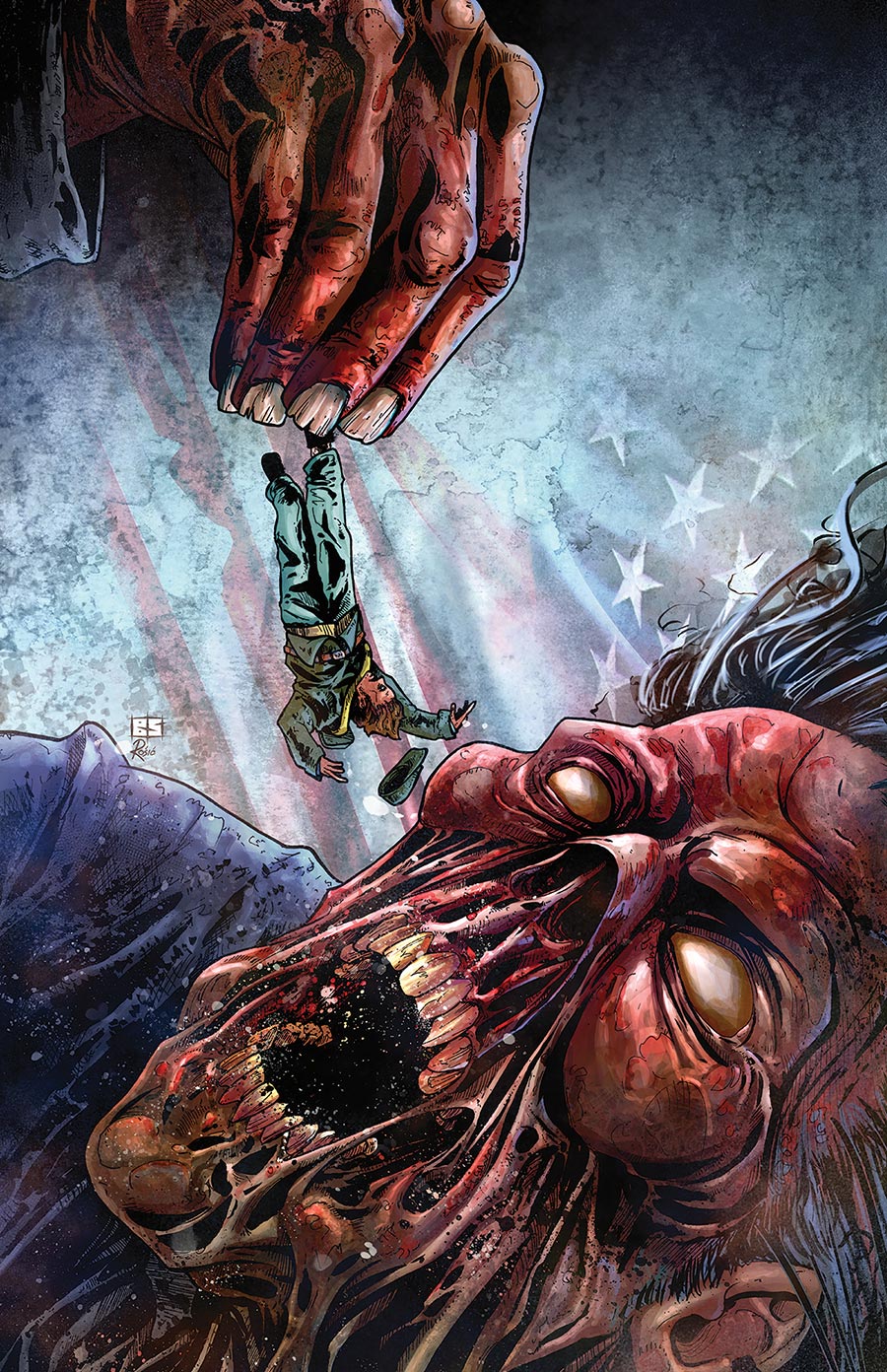 Johnny Rebs Fear Machine #1 Cover D Variant Bryan Silverbax Holofoil Virgin Cover