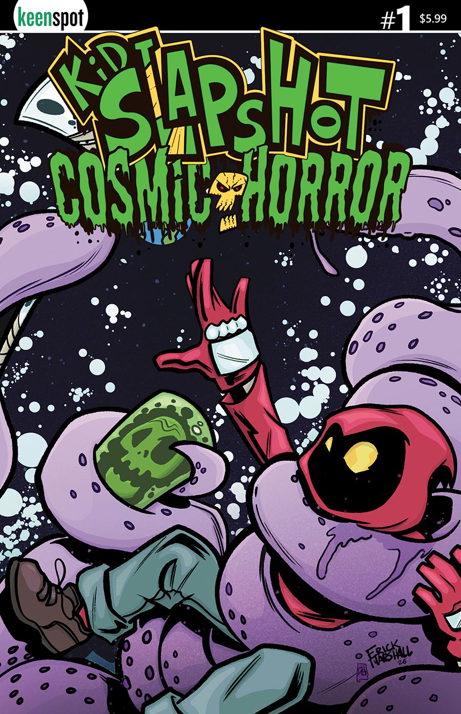 Kid Slapshot Cosmic Horror #1 (One Shot) Cover B Variant Erick Marshall Cover