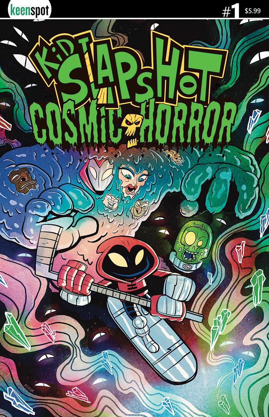 Kid Slapshot Cosmic Horror #1 (One Shot) Cover C Variant Clint Kisor Cover