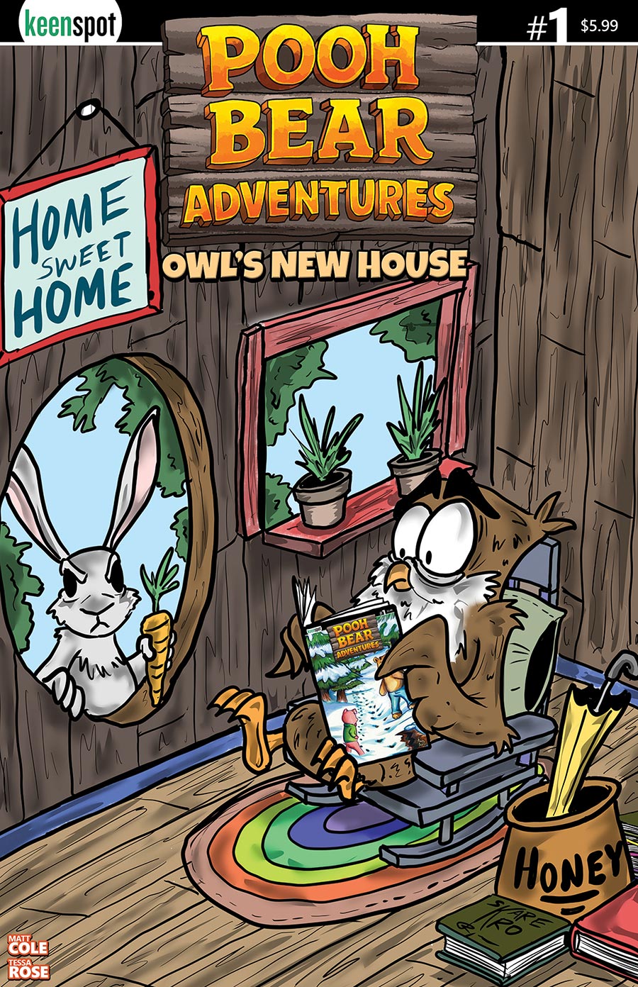 Pooh Bear Adventures Owls New House #1 (One Shot) Cover C Variant Jeremy Skare-Kro ORyan Cover
