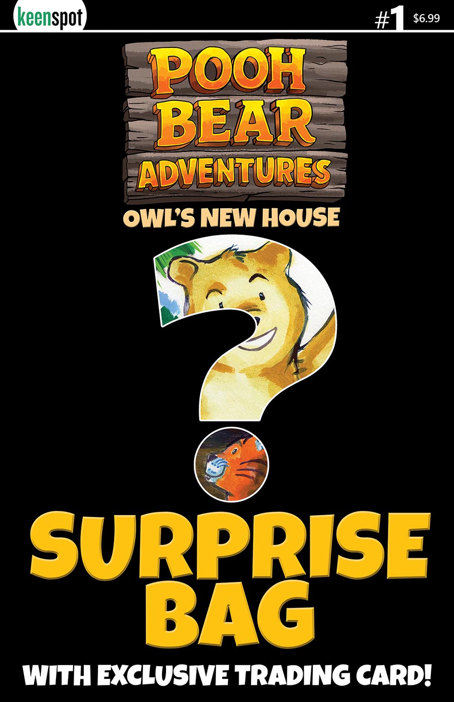 Pooh Bear Adventures Owls New House #1 (One Shot) Cover D Variant TBA Surprise Mystery Cover Bagged With Trading Card
