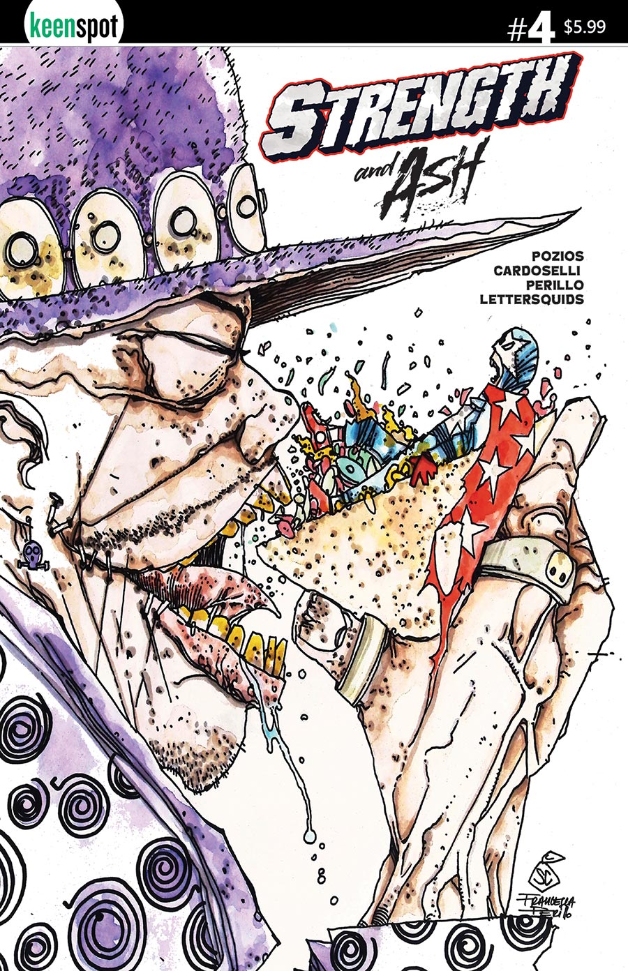 Strength & Ash #4 Cover B Variant Stefano Cardoselli & Francesca Perillo Tacos Cover