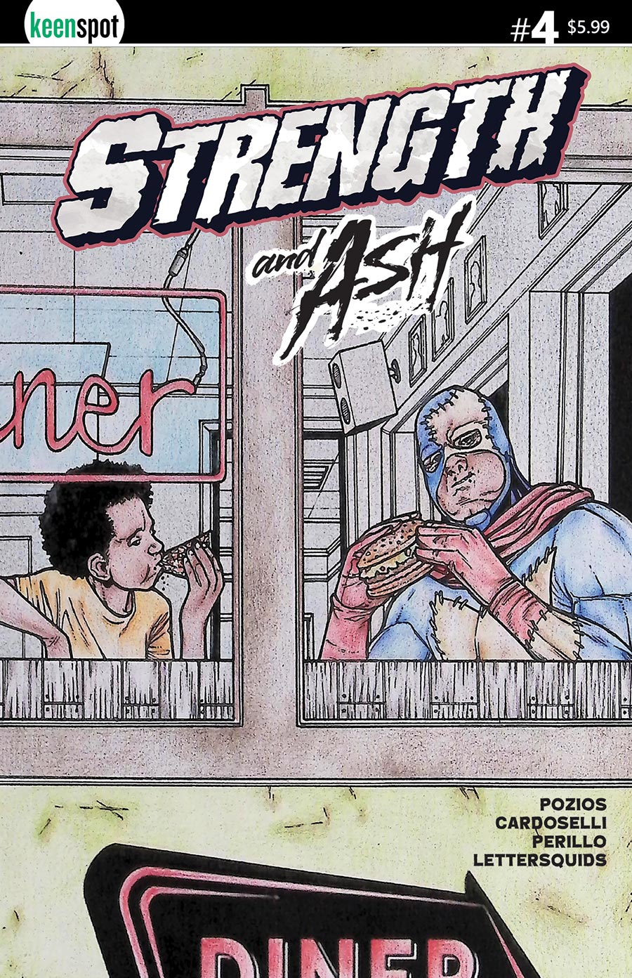 Strength & Ash #4 Cover C Variant Alex Sanchez & Francesca Perillo Diner Cover
