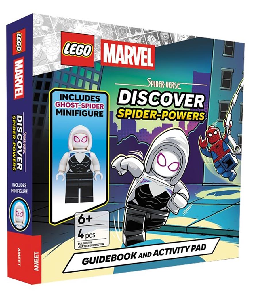 LEGO Marvel Spider-Verse Discover Spider-Powers Guidebook And Activity Pad TP