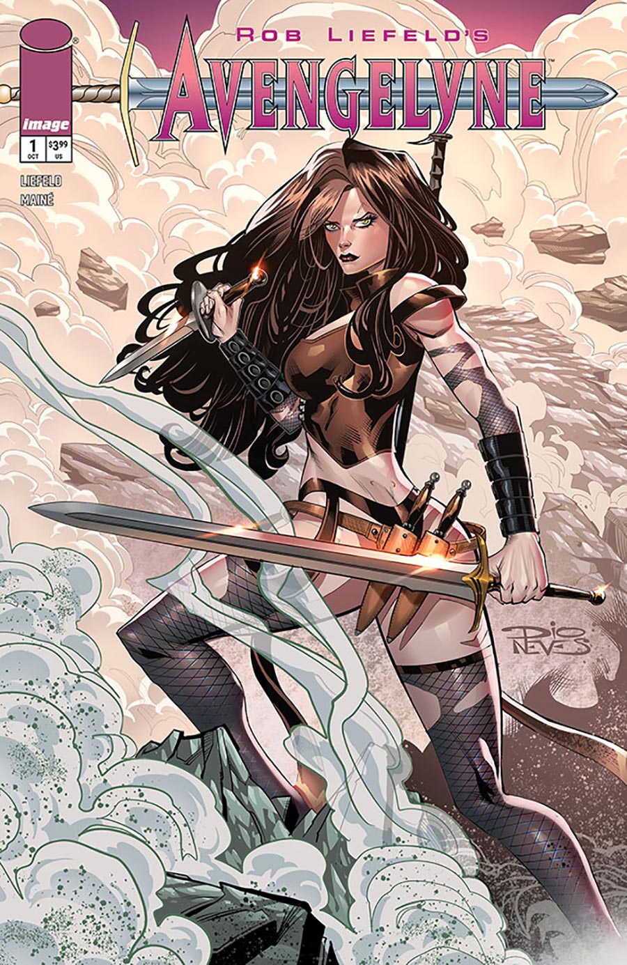 Rob Liefelds Avengelyne #1 Cover C Variant Dio Neves Cover