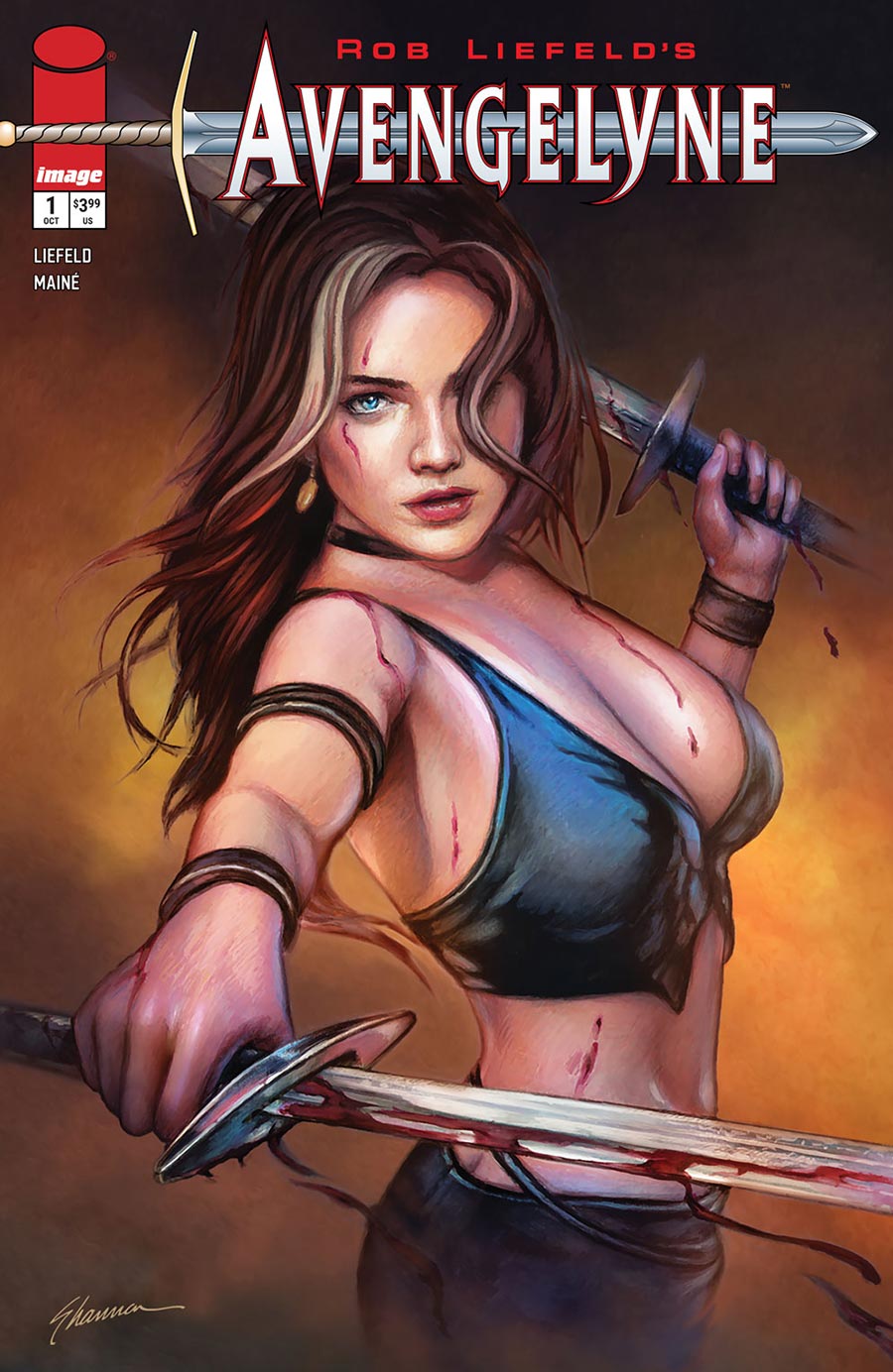 Rob Liefelds Avengelyne #1 Cover D Variant Shannon Maer Cover
