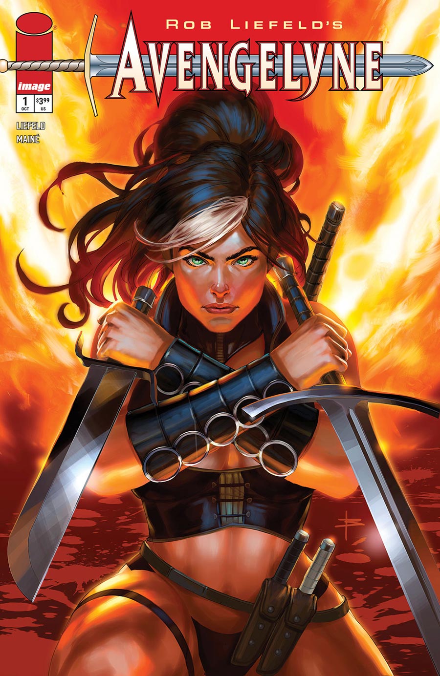 Rob Liefelds Avengelyne #1 Cover G Variant Ben Bradi Cover