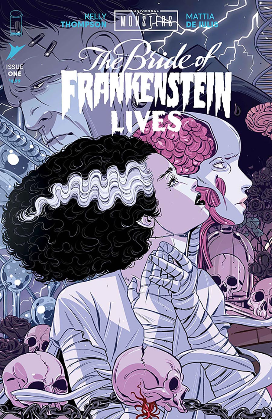 Universal Monsters The Bride Of Frankenstein Lives #1 Cover D Variant Luana Vecchio Connecting Cover