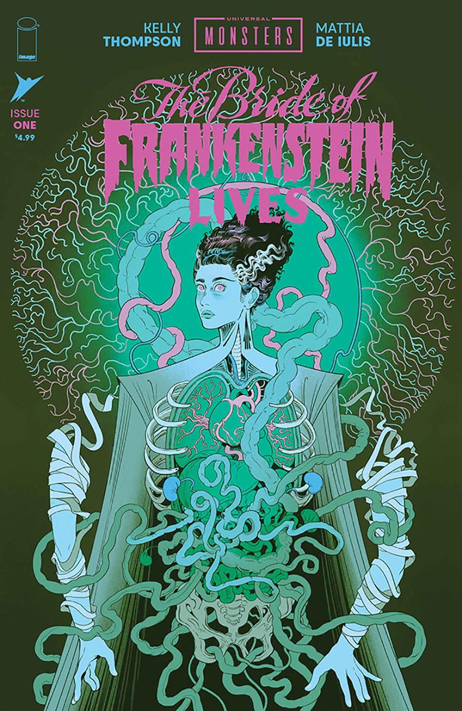 Universal Monsters The Bride Of Frankenstein Lives #1 Cover F Incentive Rosemary Valero O Connell Variant Cover