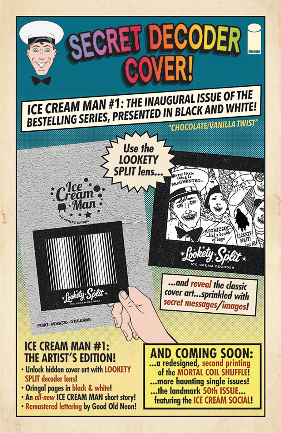 Ice Cream Man #1 Cover E Chocolate Vanilla Twist Edition