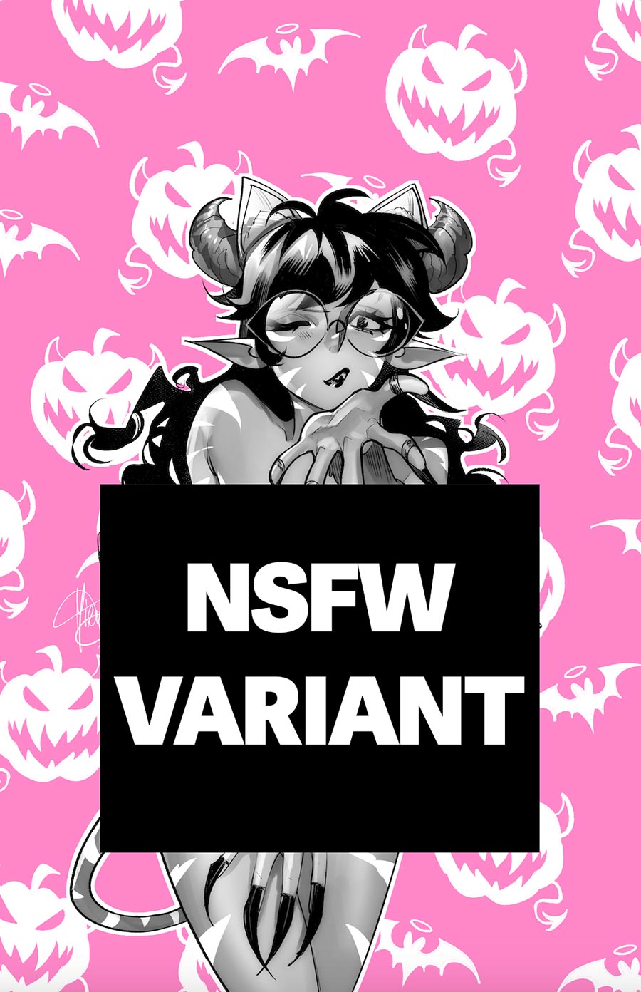 Mirka Andolfos Sweet Paprika Black White & Pink Halloween Special #1 (One Shot) Cover F Variant Mirka Andolfo Hot NSFW Polybagged Cover With Polybag