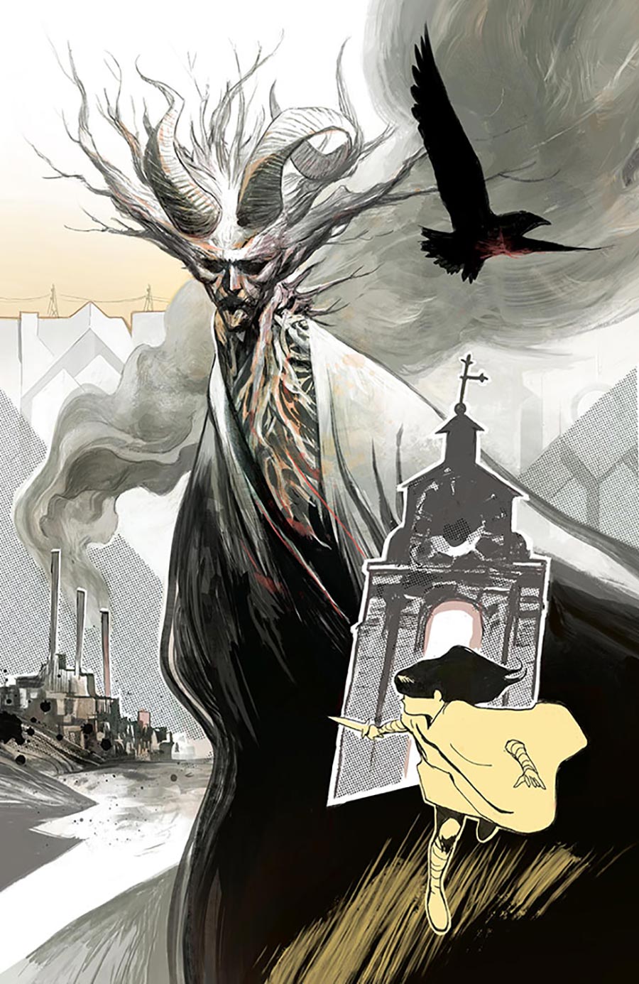 Crowbound #2 Cover D Incentive Mike Huddleston Virgin Variant Cover