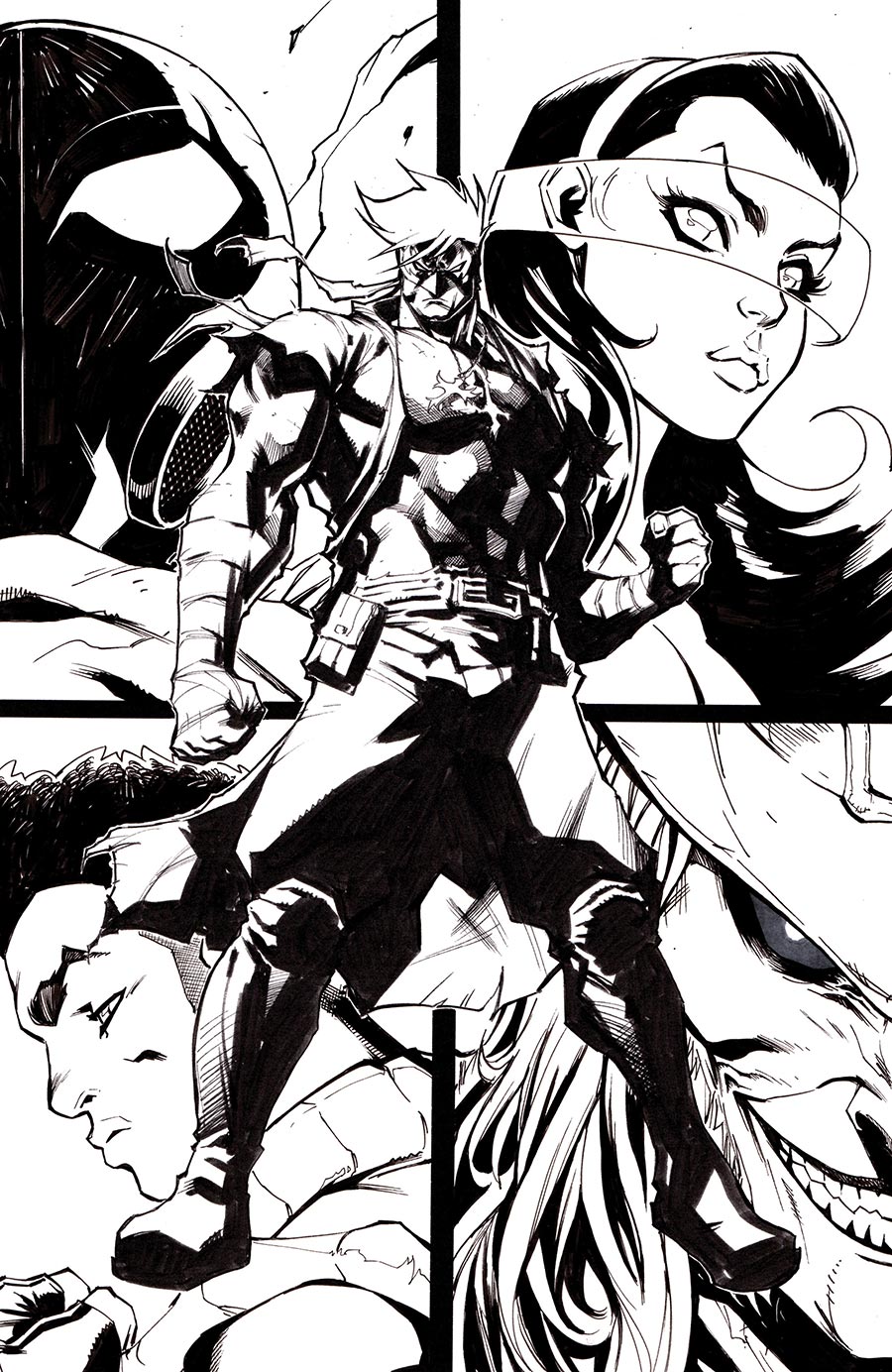 Final Boss #11 Cover D Incentive Ale Garza Black & White Virgin Cover