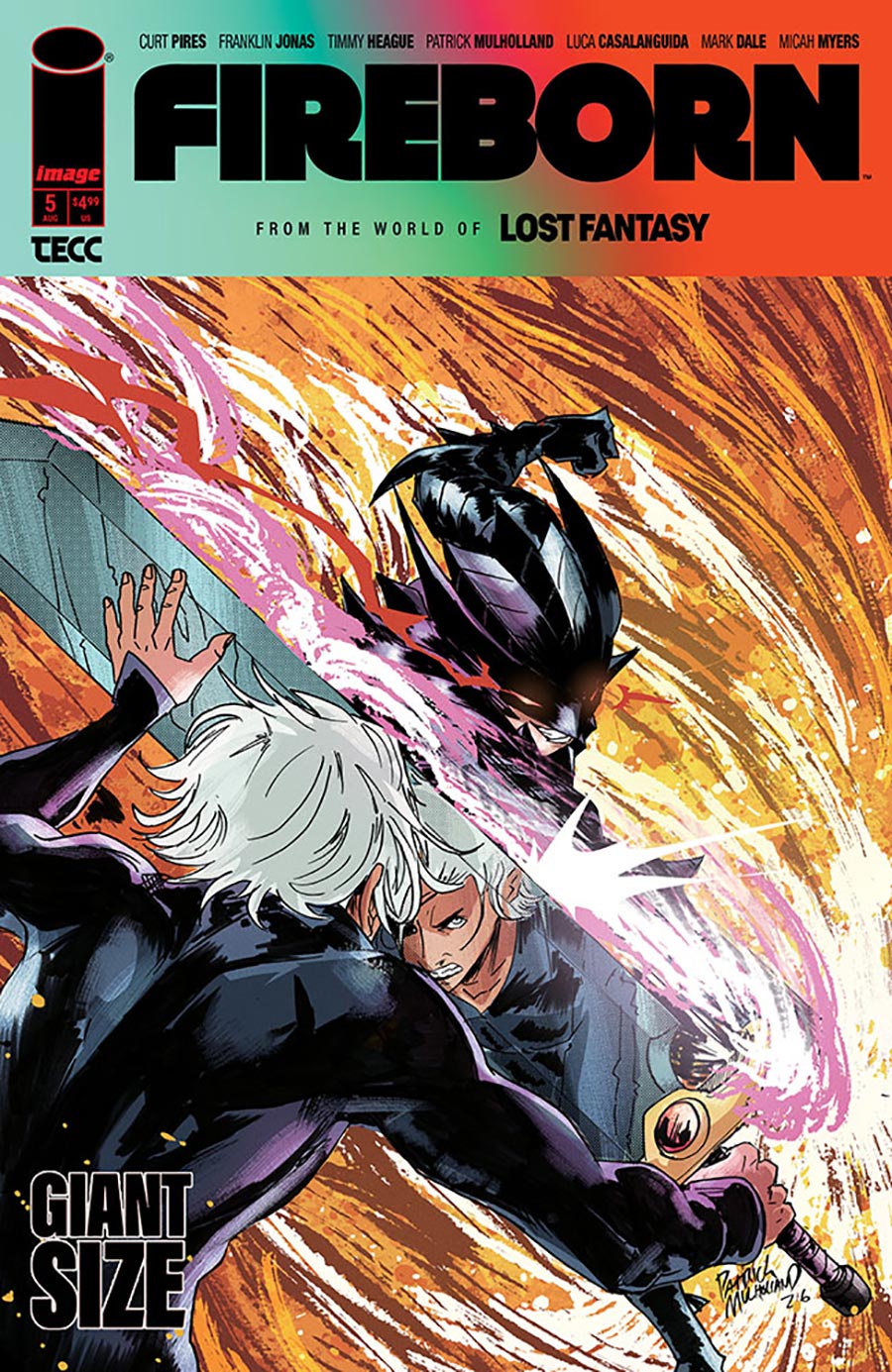 Fireborn #5 Cover A Regular Patrick Mulholland Cover (From The World Of Lost Fantasy)