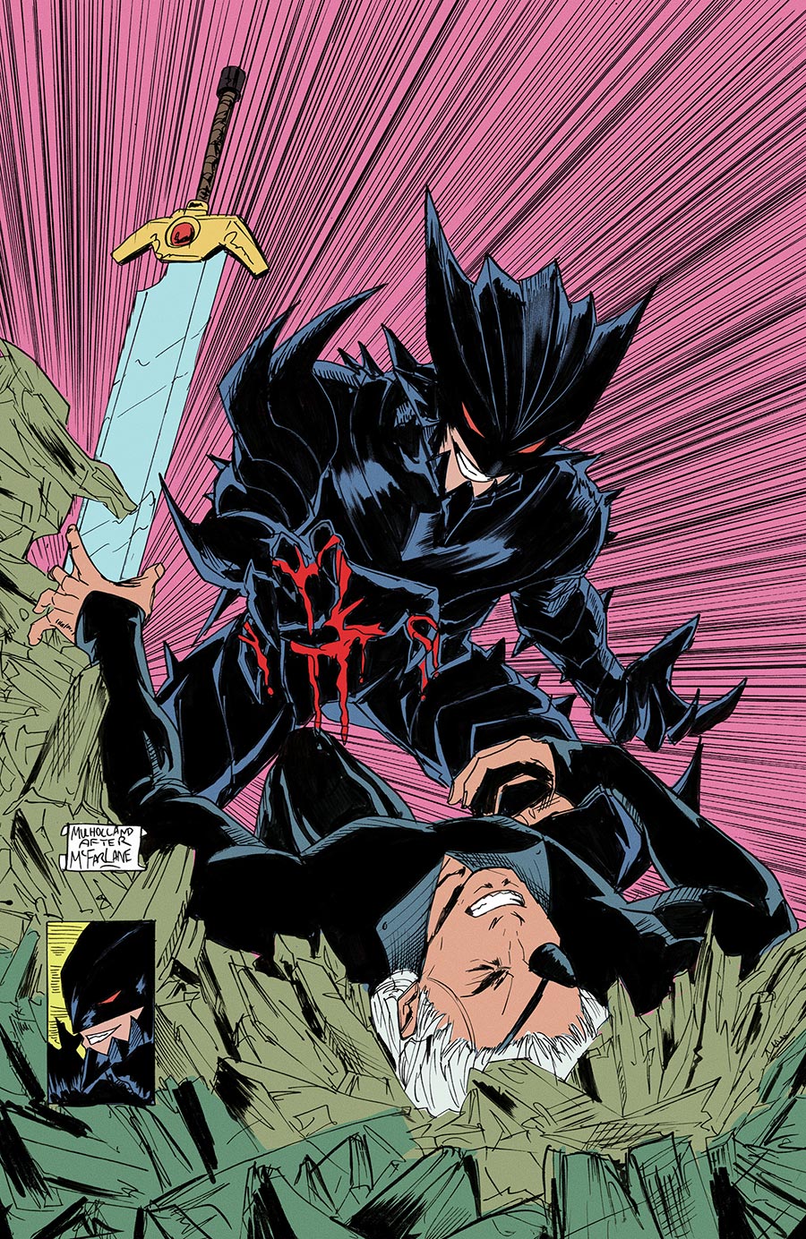 Fireborn #5 Cover F Incentive Patrick Mulholland Homage Virgin Card Stock Cover (From The World Of Lost Fantasy)