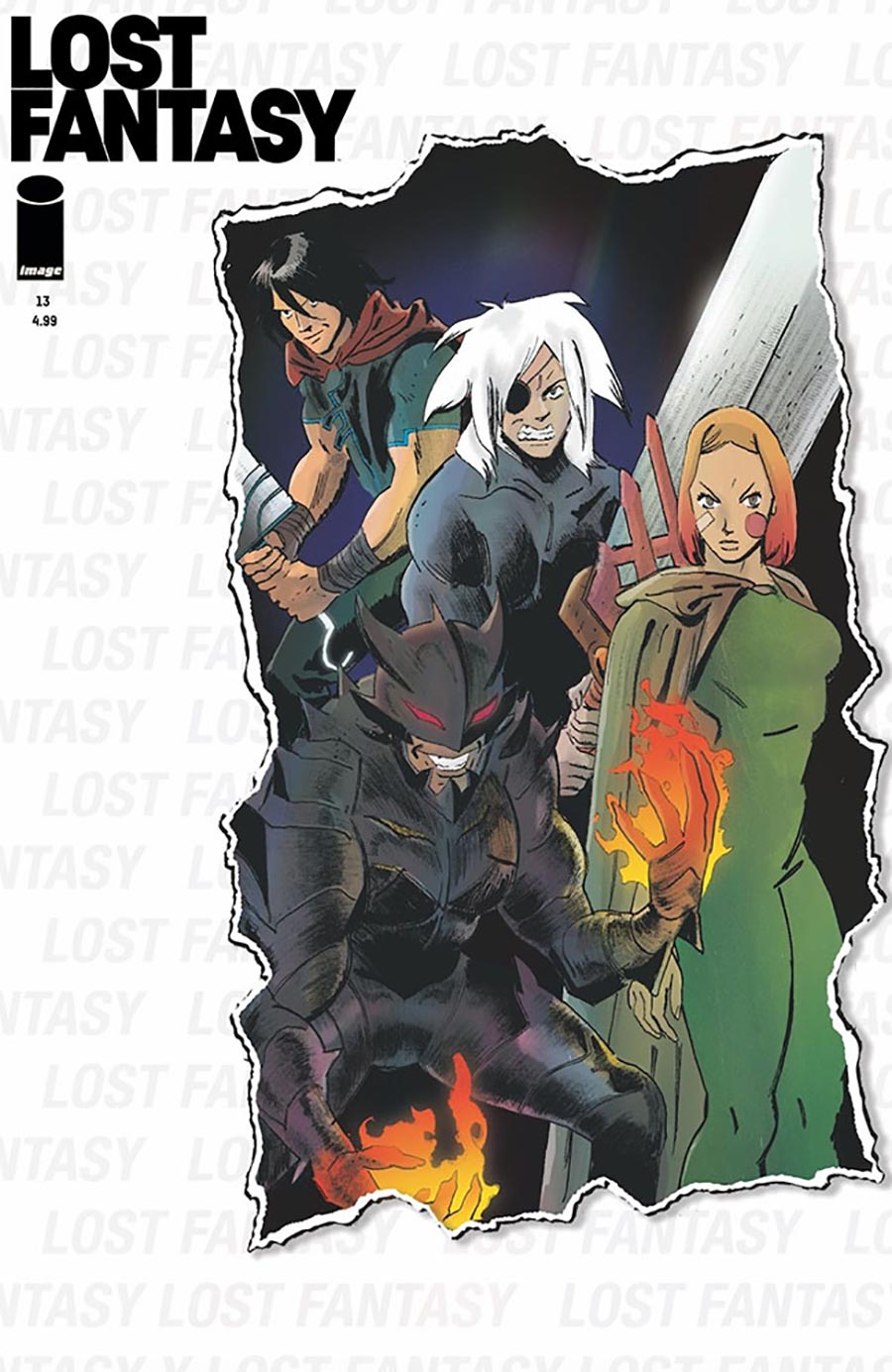 Lost Fantasy #13 Cover C Variant Alex Diotto Adventurer Group Cover