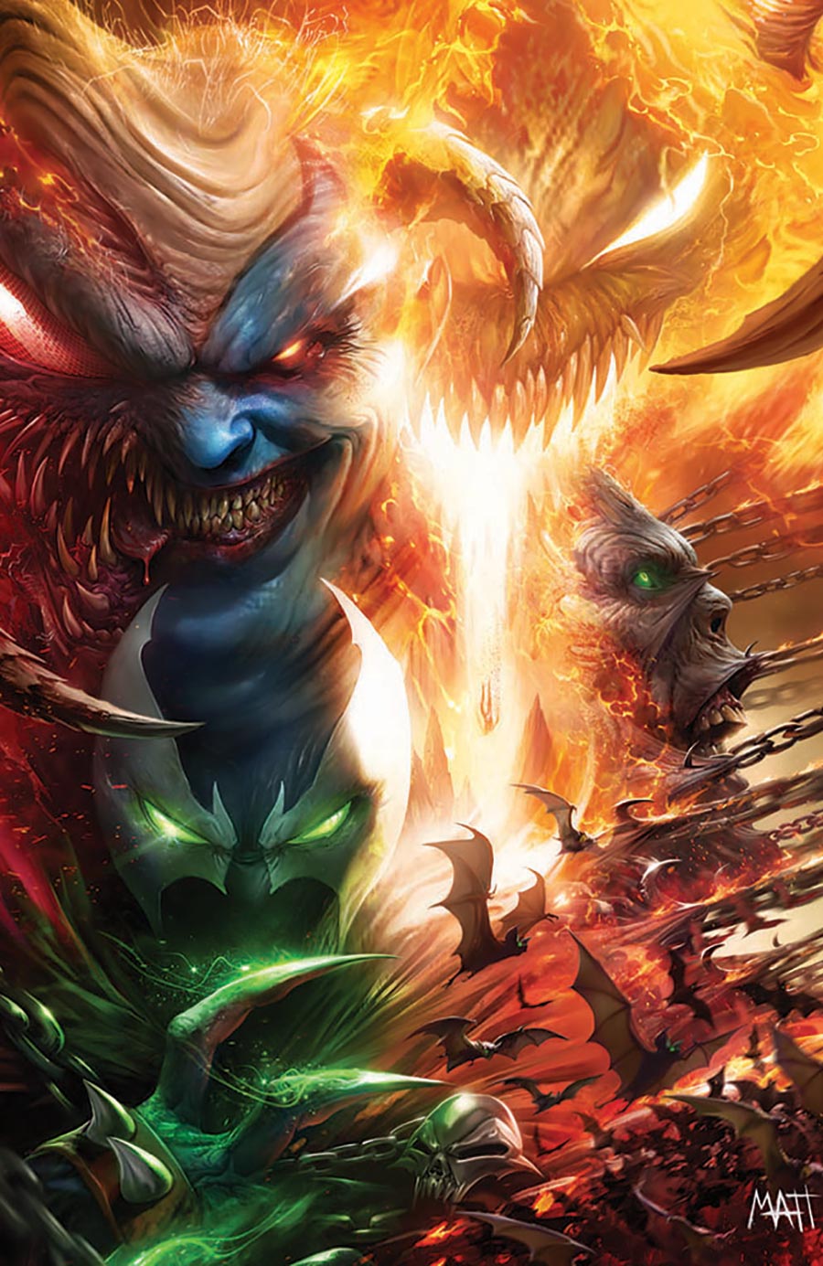Spawn #380 Cover B Variant Francesco Mattina Virgin Cover