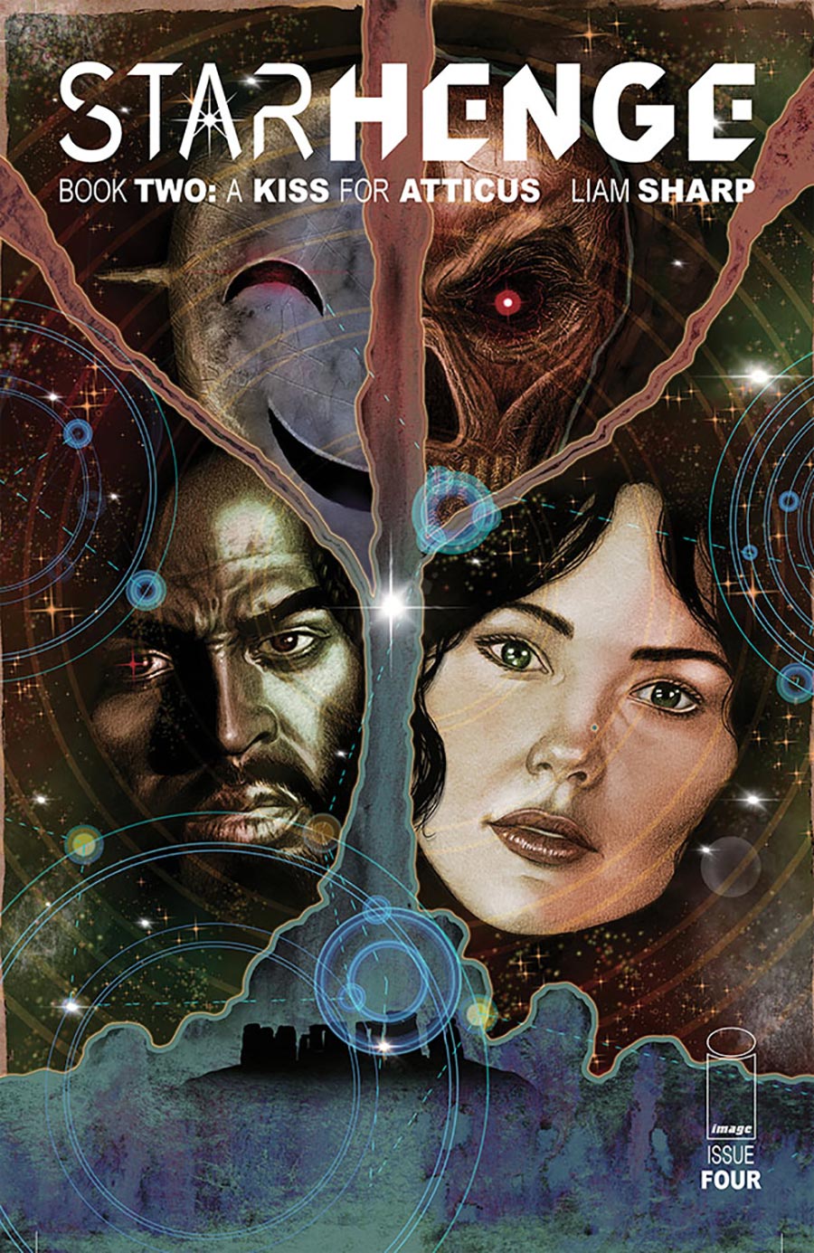 Starhenge Book 2 A Kiss For Atticus #4 Cover D Incentive Al Davison Variant Cover