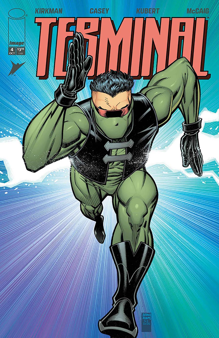 Terminal #4 Cover C Variant Arthur Adams & Dave McCaig Cover