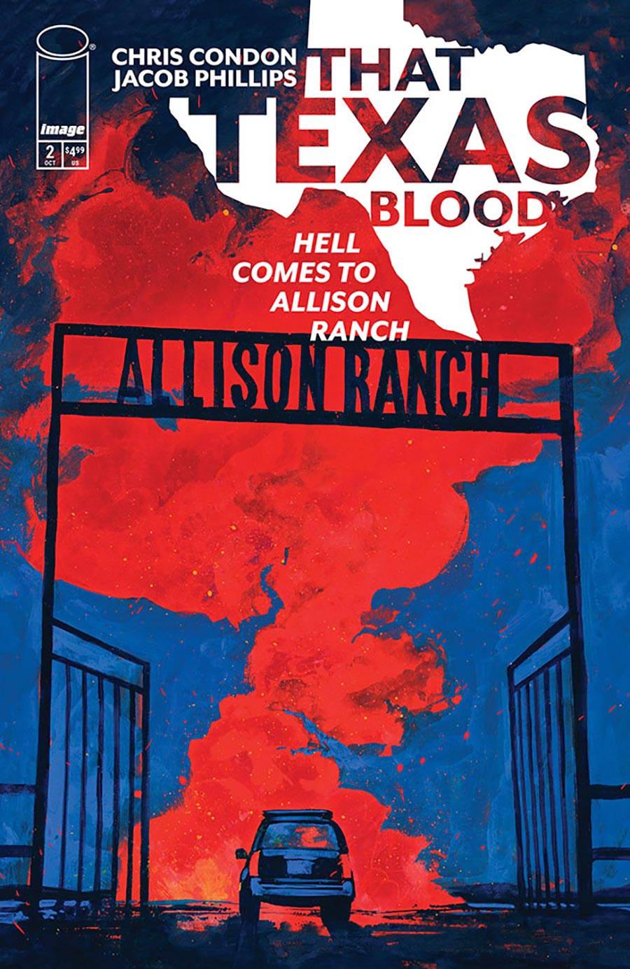 That Texas Blood Hell Comes To Allison Ranch #2 Cover A Regular Jacob Phillips Cover