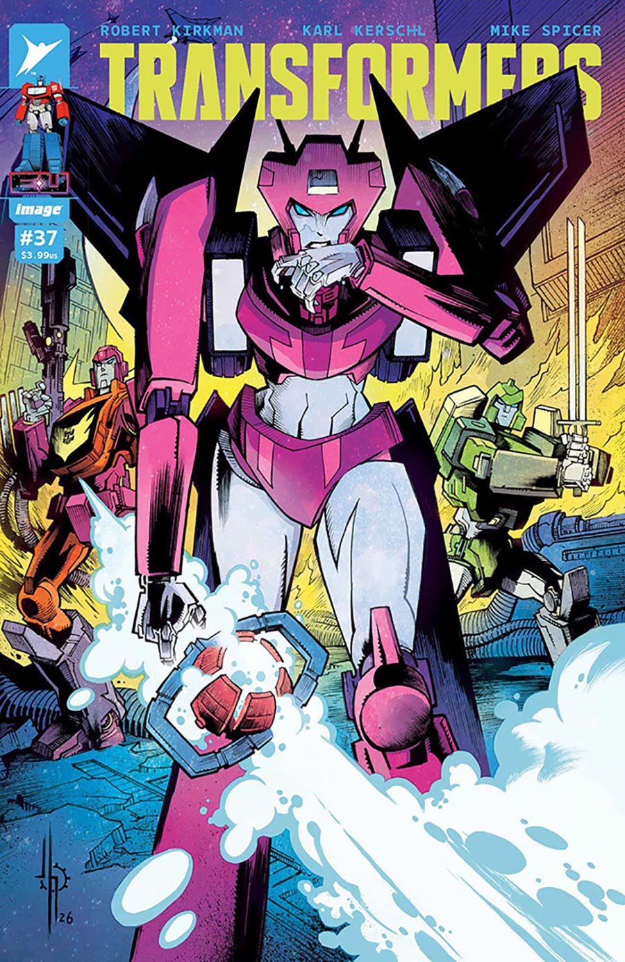 Transformers Vol 5 #37 Cover A Regular Jason Howard Cover (Energon Universe)