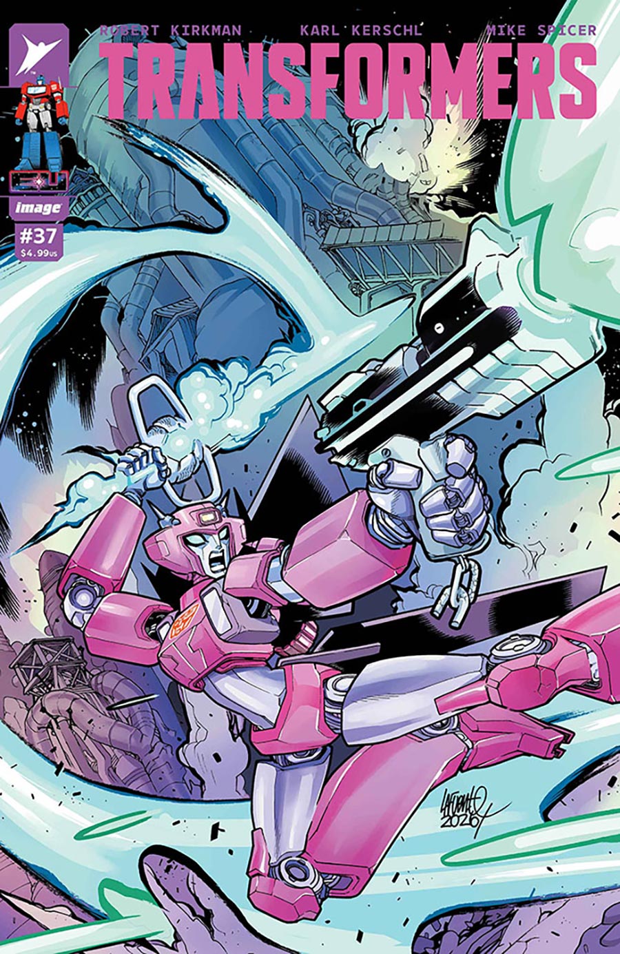 Transformers Vol 5 #37 Cover F Incentive David LaFuente Foil Variant Cover (Energon Universe)