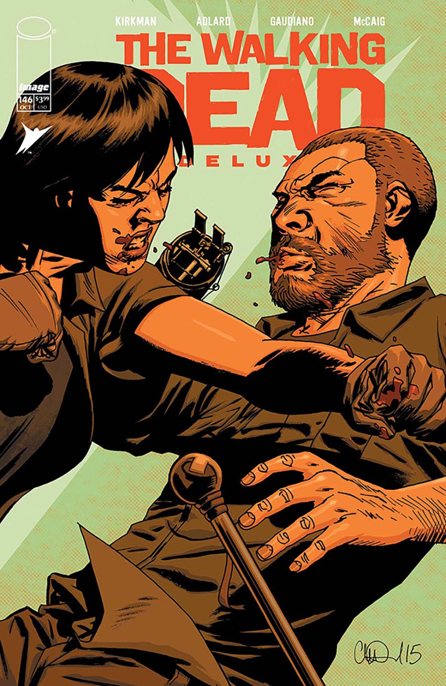 Walking Dead Deluxe #146 Cover B Variant Charlie Adlard & Dave McCaig Cover