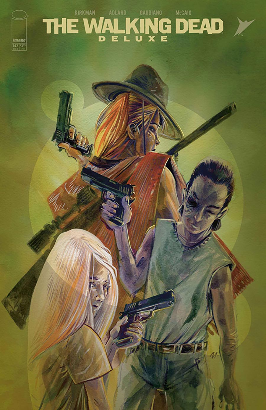 Walking Dead Deluxe #147 Cover C Variant Scott Morse Cover