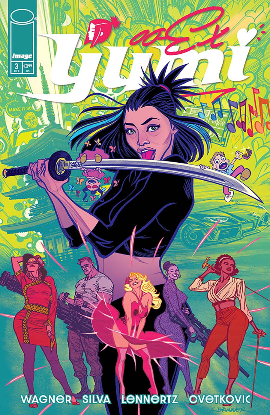 Yumi 00-EX #3 Cover B Variant Chris Brunner Cover