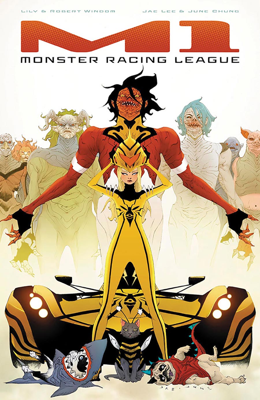 M1 Monster Racing League Vol 1 TP Book Market Jae Lee Cover