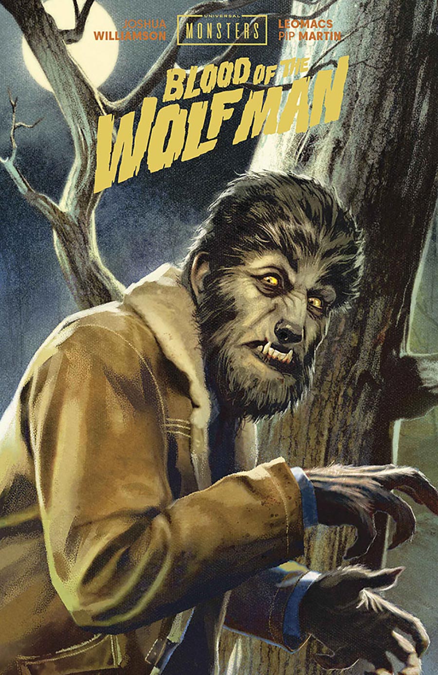 Universal Monsters Blood Of The Wolf Man HC Direct Market Joshua Middleton Variant Cover
