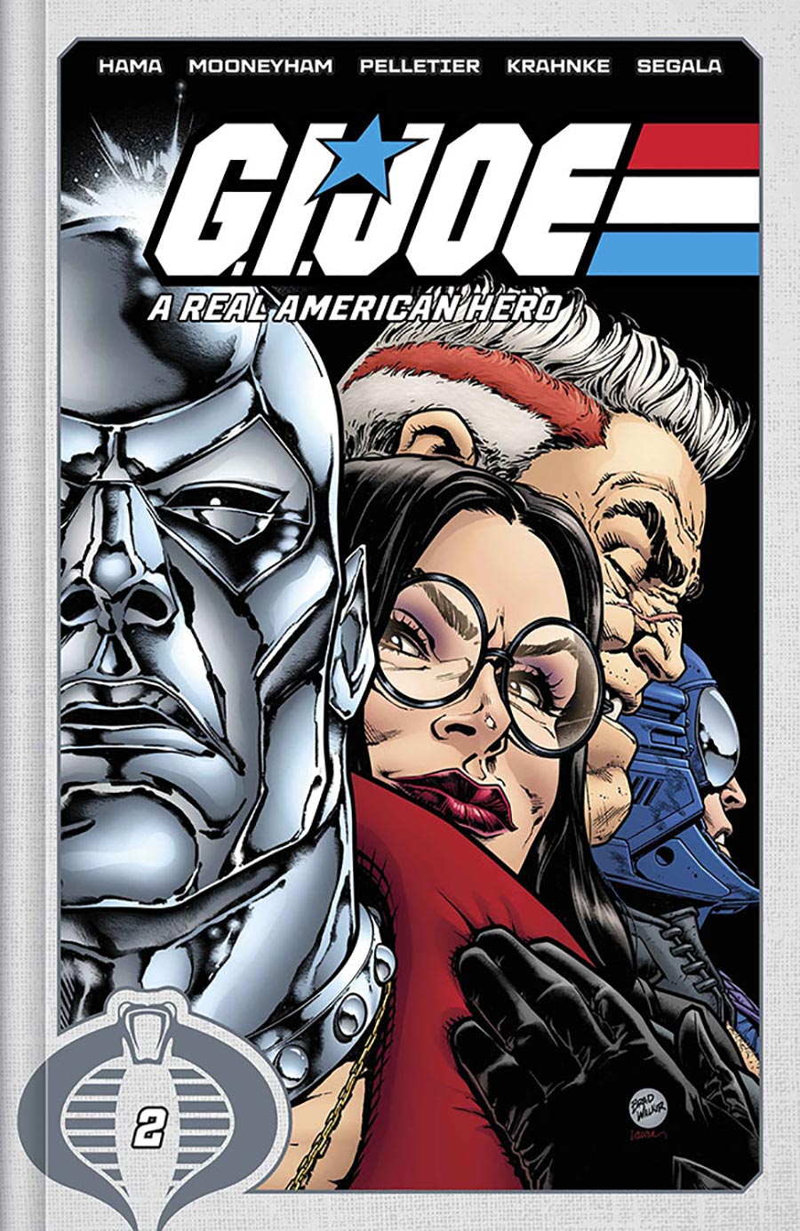 GI Joe A Real American Hero Deluxe Edition Book 2 HC Direct Market Brad Walker & Laura Martin Cobra Variant Cover