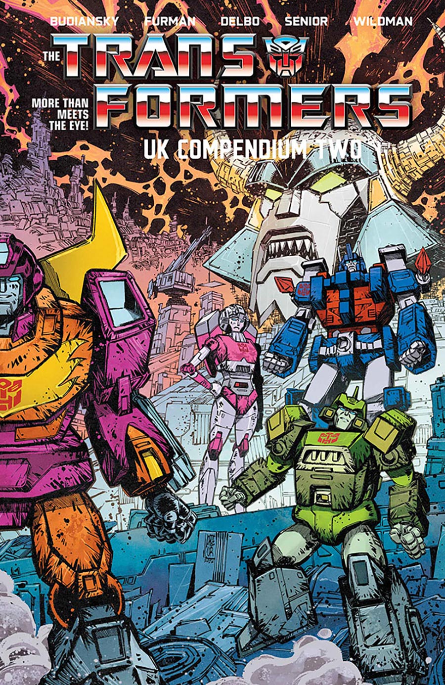 Transformers UK Compendium Book 2 TP Book Market Jorge Corona & Mike Spicer Cover