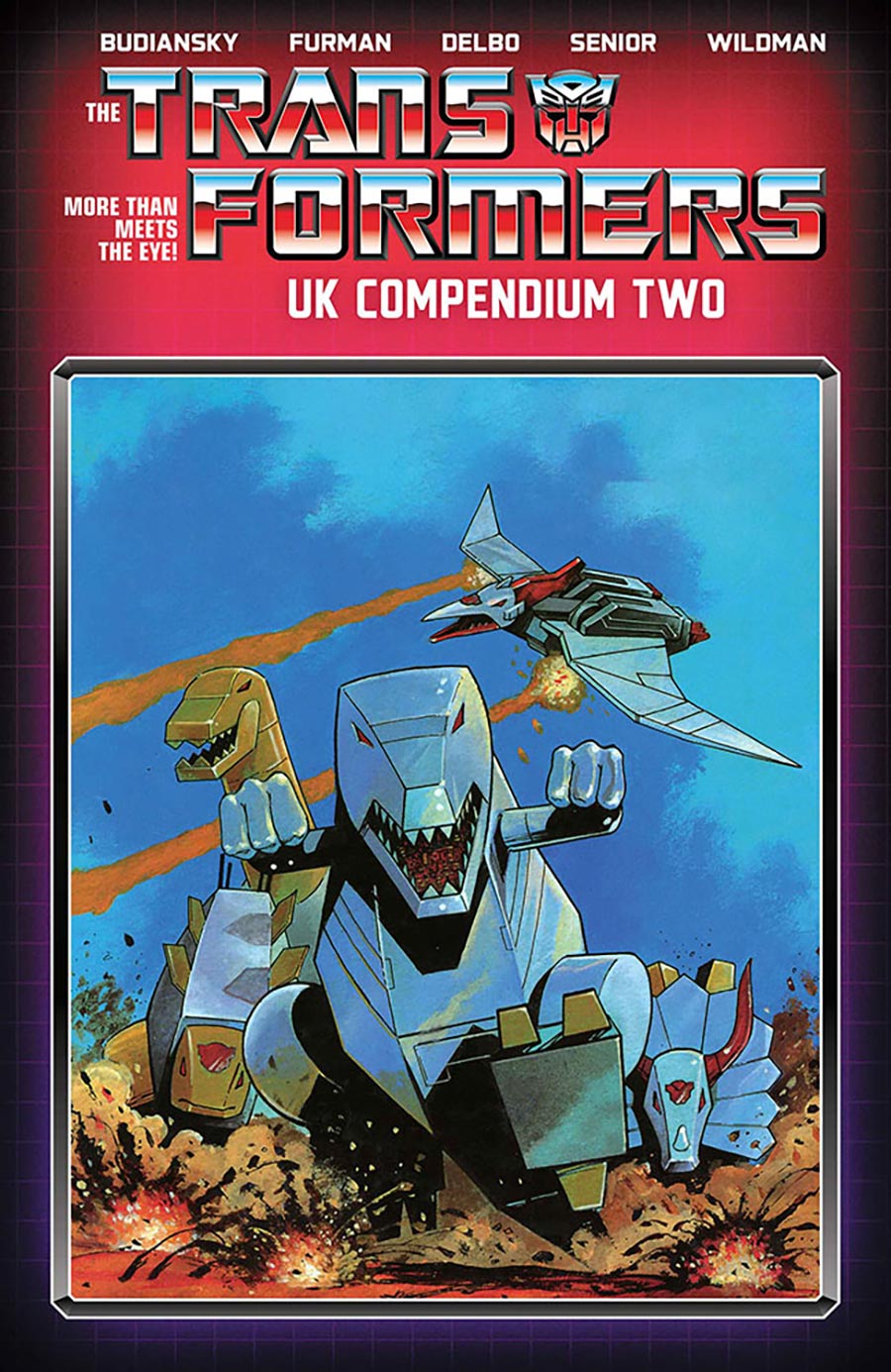 Transformers UK Compendium Book 2 TP Direct Market Jeff Anderson Variant Cover