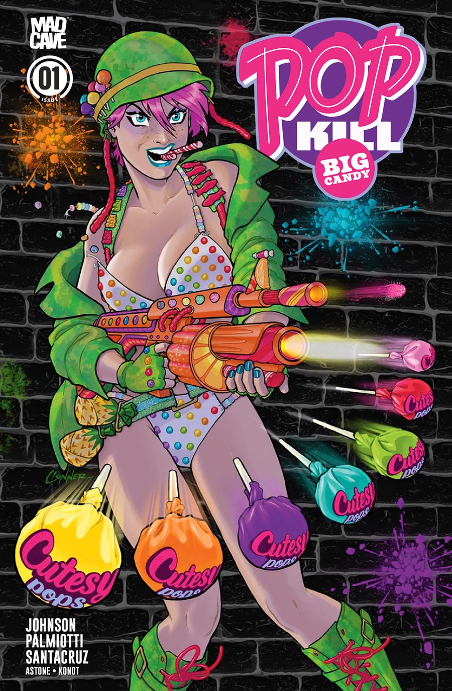 Pop Kill Big Candy #1 Cover C Variant Amanda Conner Card Stock Cover
