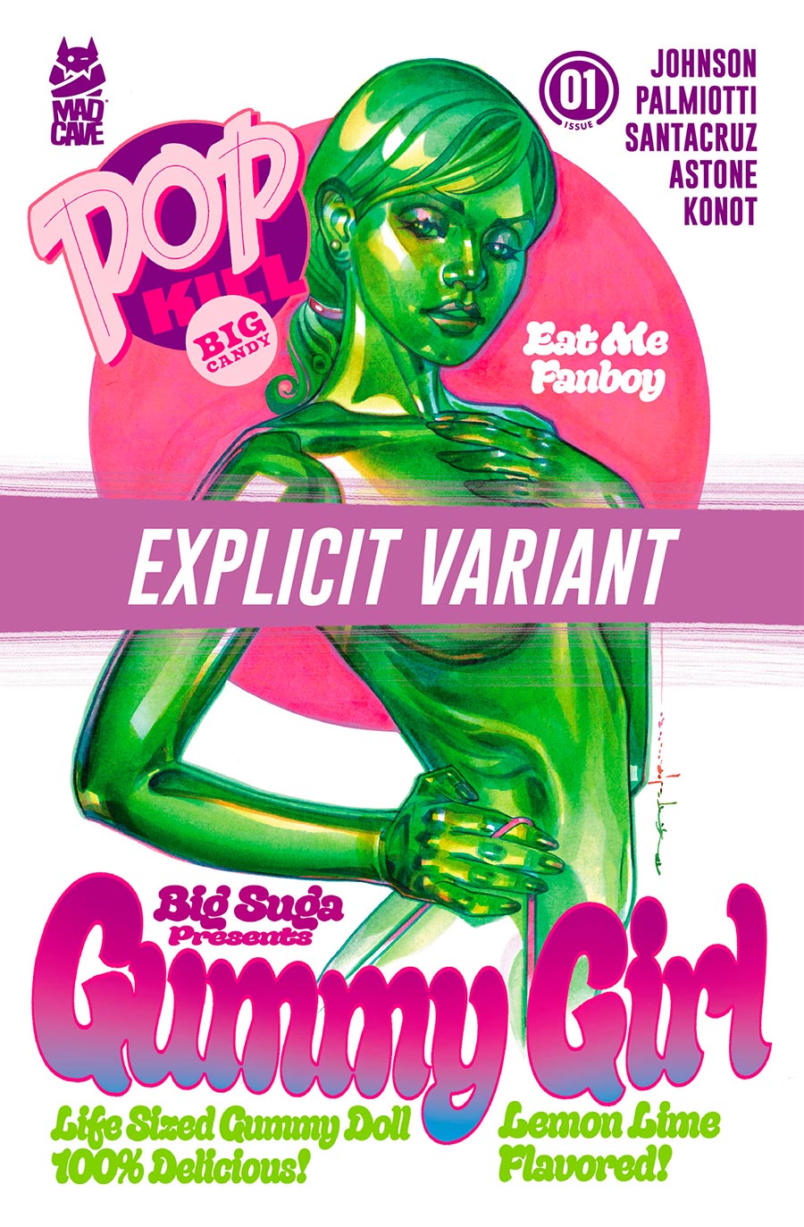 Pop Kill Big Candy #1 Cover G Variant Brian Stelfreeze Black Bag Card Stock Cover