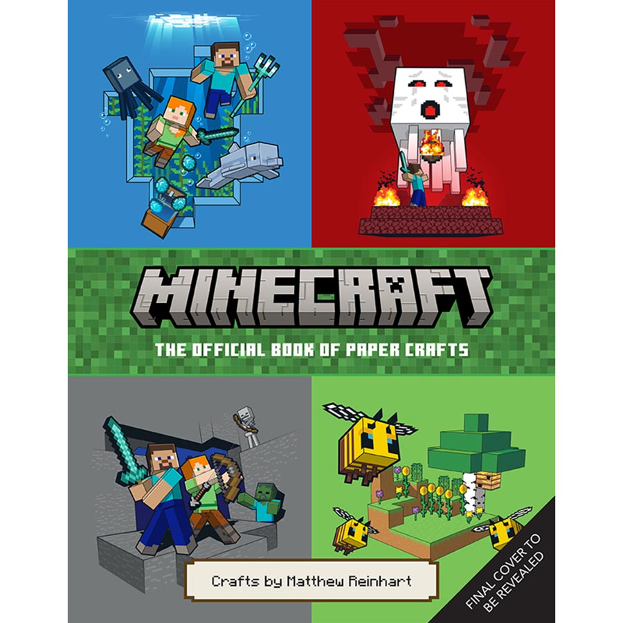 Minecraft Adventurers Workshop An Official Book Of Paper Crafts HC