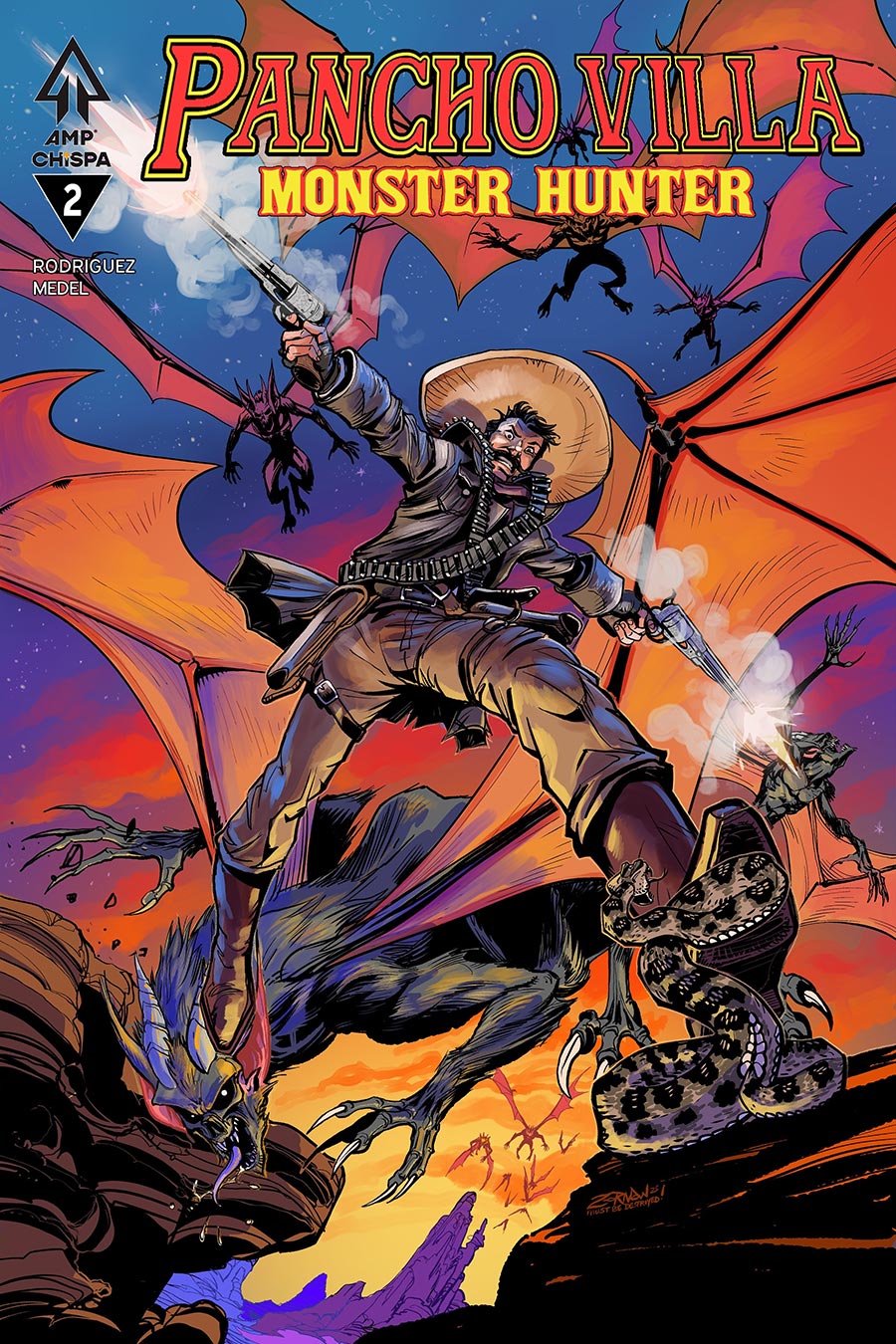 Pancho Villa Monster Hunter #2 Cover A Regular Jeff Zornow Cover