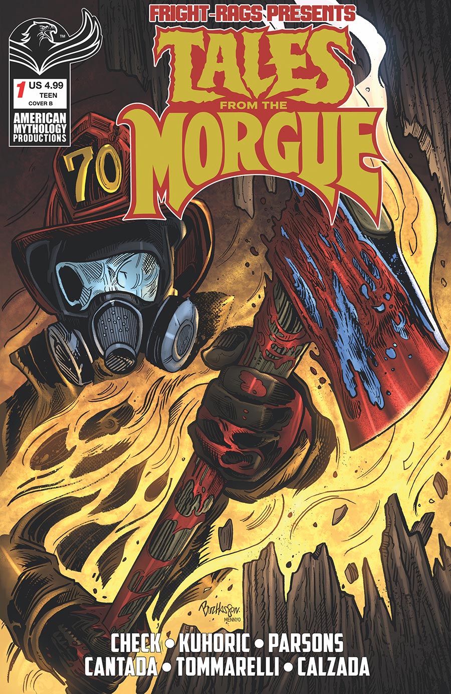 Fright-Rags Presents Tales From The Morgue #1 (One Shot) Cover B Variant Buz Hasson Cover