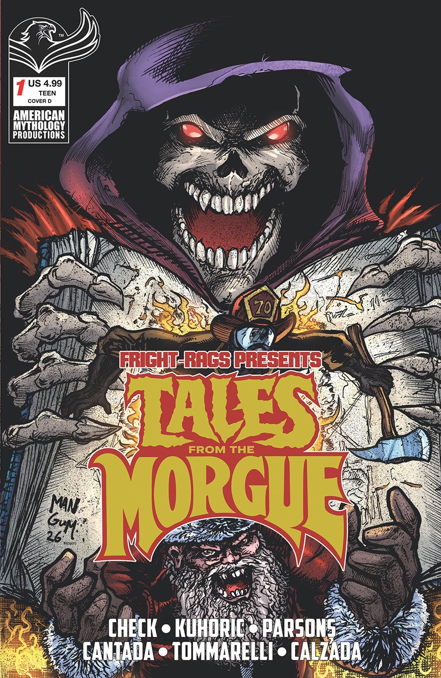 Fright-Rags Presents Tales From The Morgue #1 (One Shot) Cover D Variant Gabriel Mangum Cover